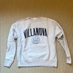 Champion Gray Crewneck Sweater Villanova Edition